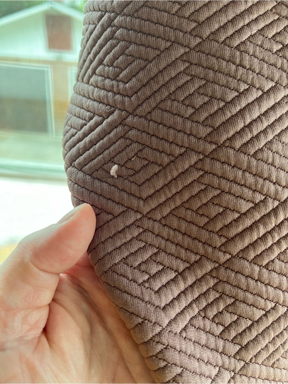 ThirdLove Quilted Zip Hoodie in Mauve - Picture 8 of 13